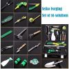 Garden Tools Set,18 Piecegarden Tools For Gardening,garden Tools For Digging, Gardening Hand Tools Set With Carrying Case